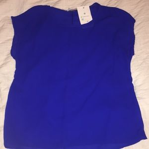 Royal blue blouse